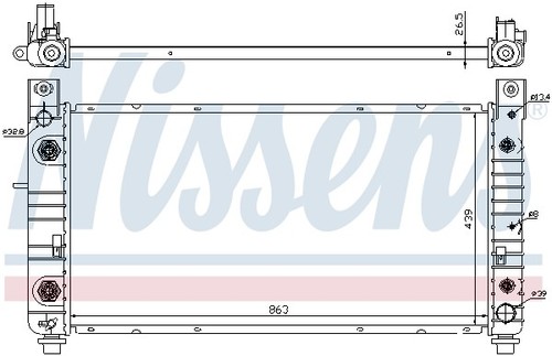 Nissens 69091 kühler - nissens,